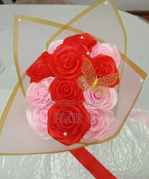 Ribbon/Artificial Flower Bouquet