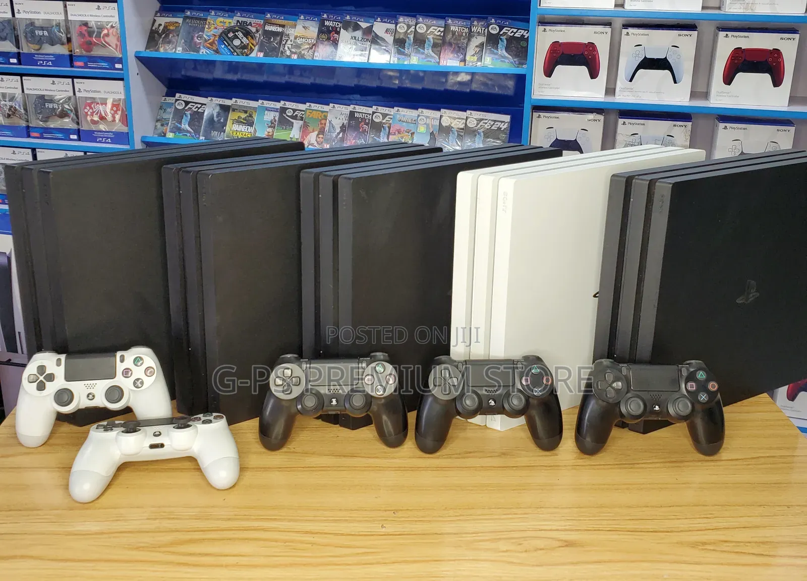 ልዩ የአዲስ አመት ቅናሽ | PlayStation 4 Pro + 1 Original Joystick + 6 Games