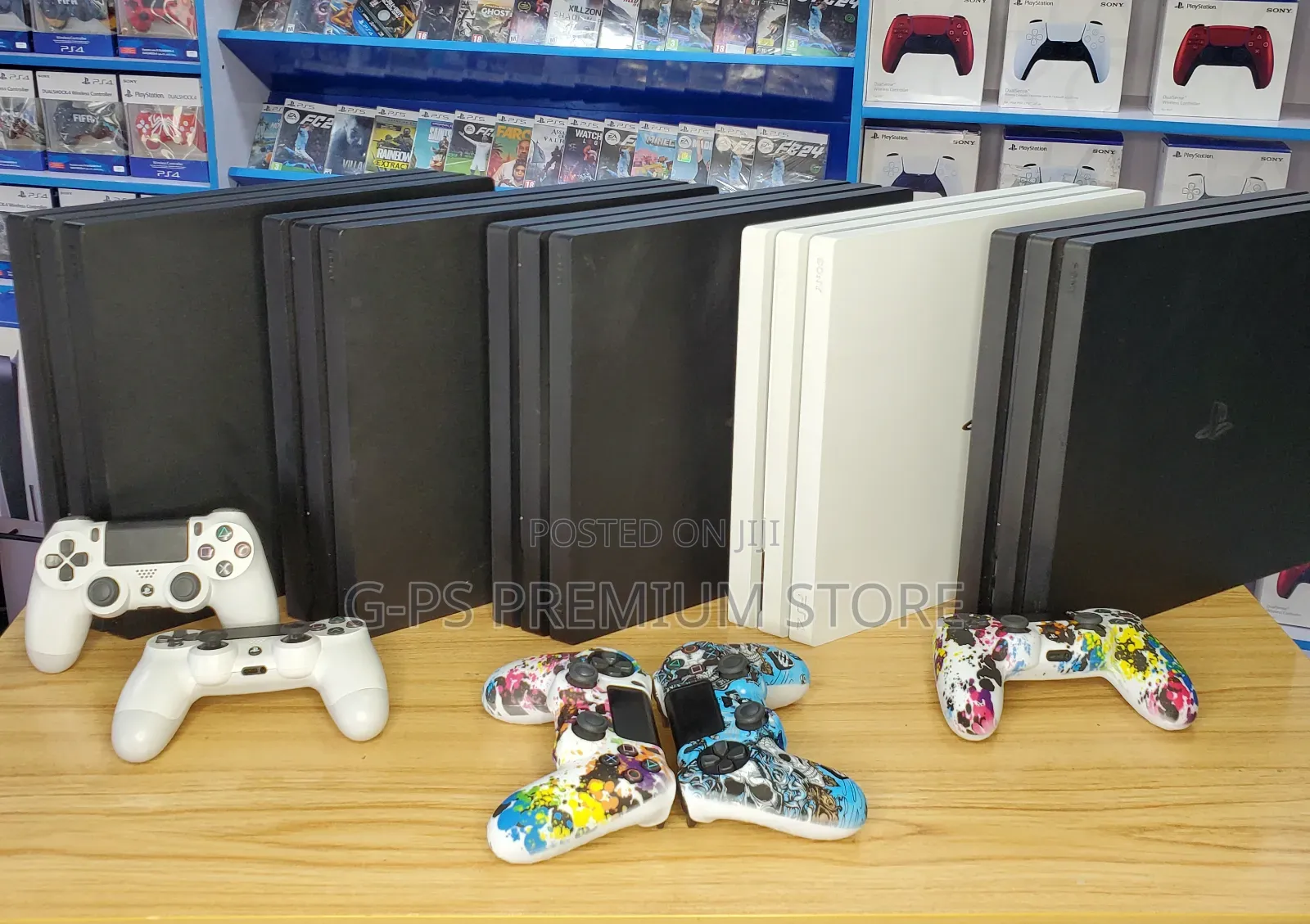 ልዩ የአዲስ አመት ቅናሽ | PlayStation 4 Pro + 1 Original Joystick + 6 Games