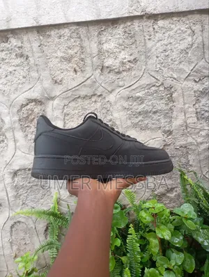 Brand New Nike Air Force 1 Low - Triple Black (Size 42)