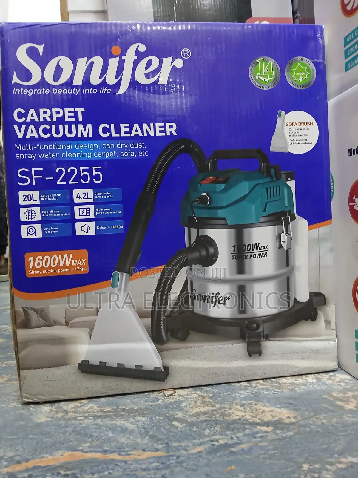 Sonifer Sf-2255 – Professional Carpet Cleaner 🧹ምንጣፍና ሶፋ ላይ ያለውን ቆሻሻ