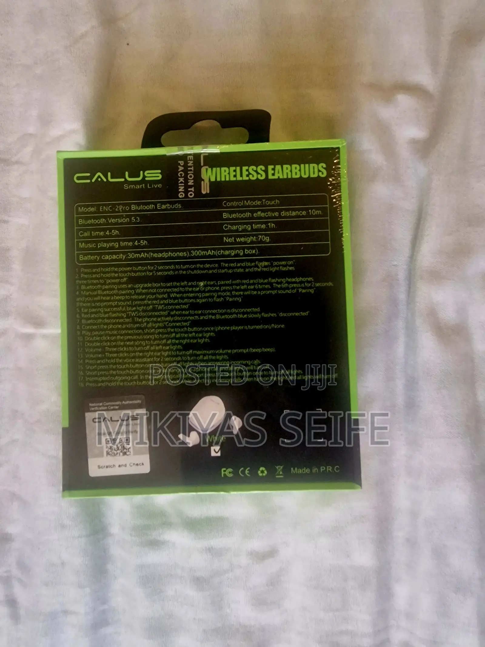 Calus Wireless Earbuds
