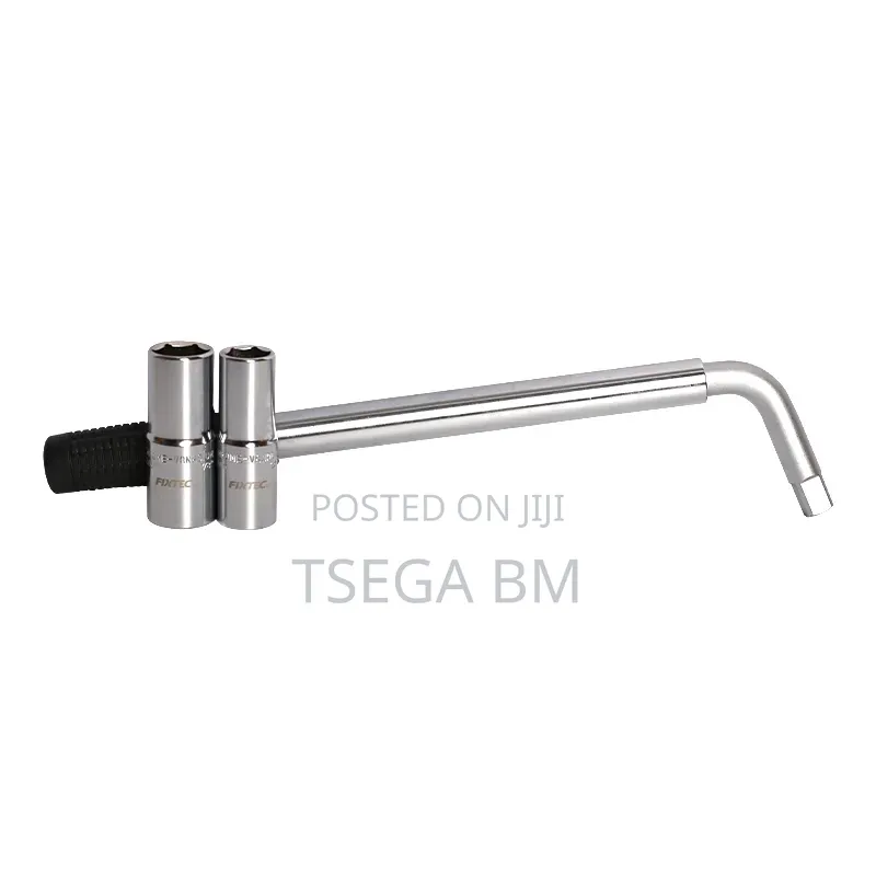 Fixtec Telescoping Lug Wrench ጎማ መፍቻ (17mm,19mm,21mm,23mm)