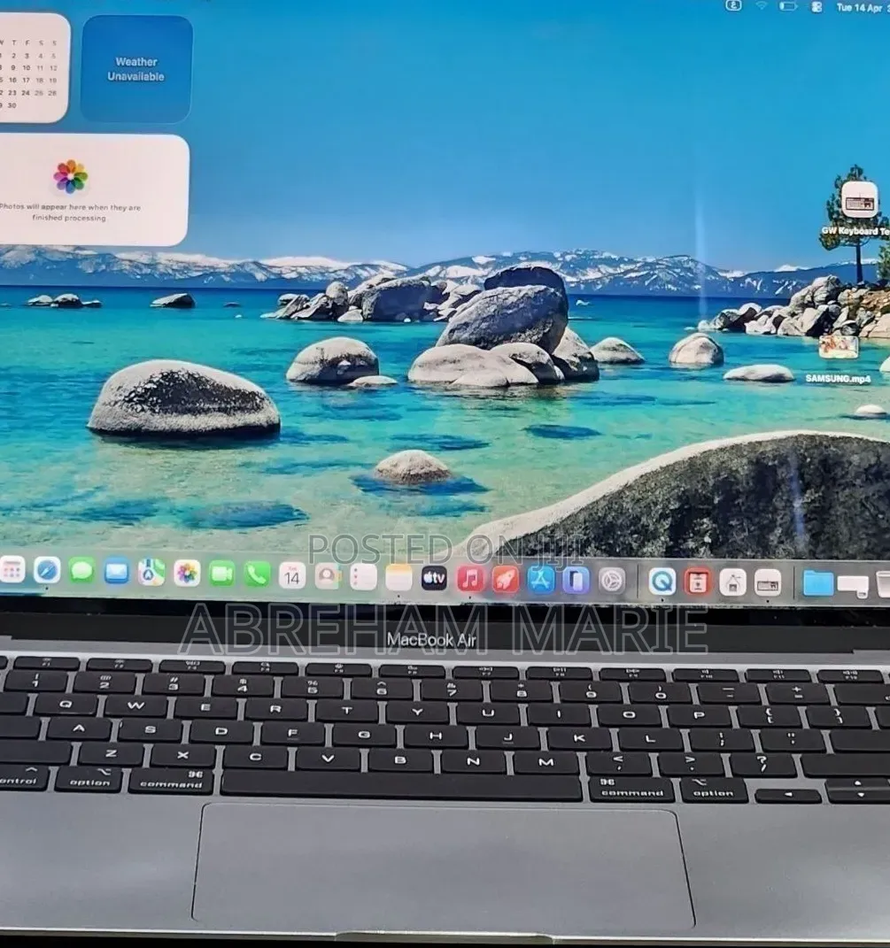 New Laptop Apple MacBook Air 2020 M1 8GB Apple M1 SSD 256GB