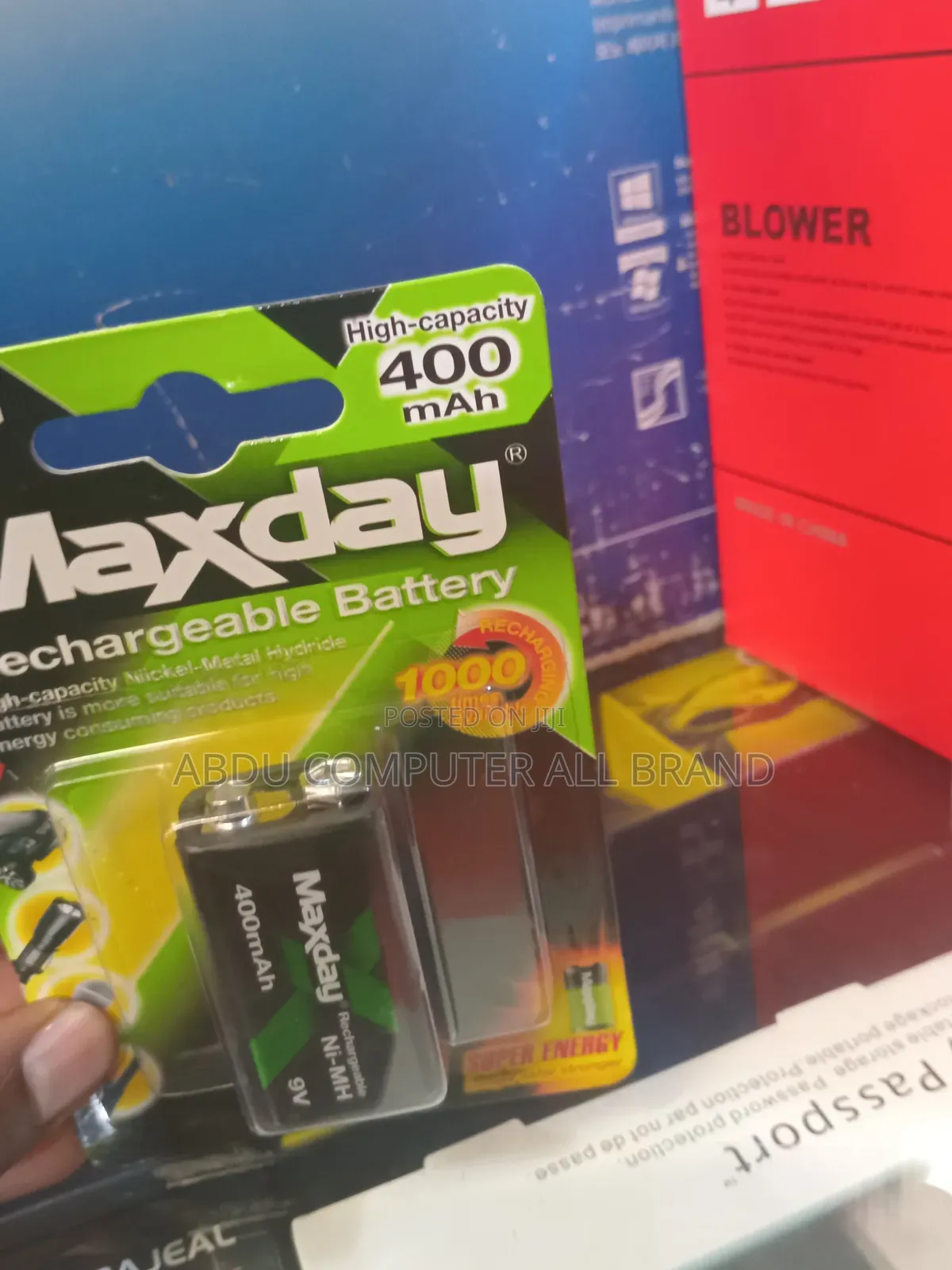 Maxday Rechargeable Battrey