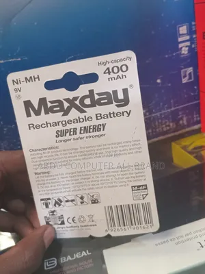 Maxday Rechargeable Battrey