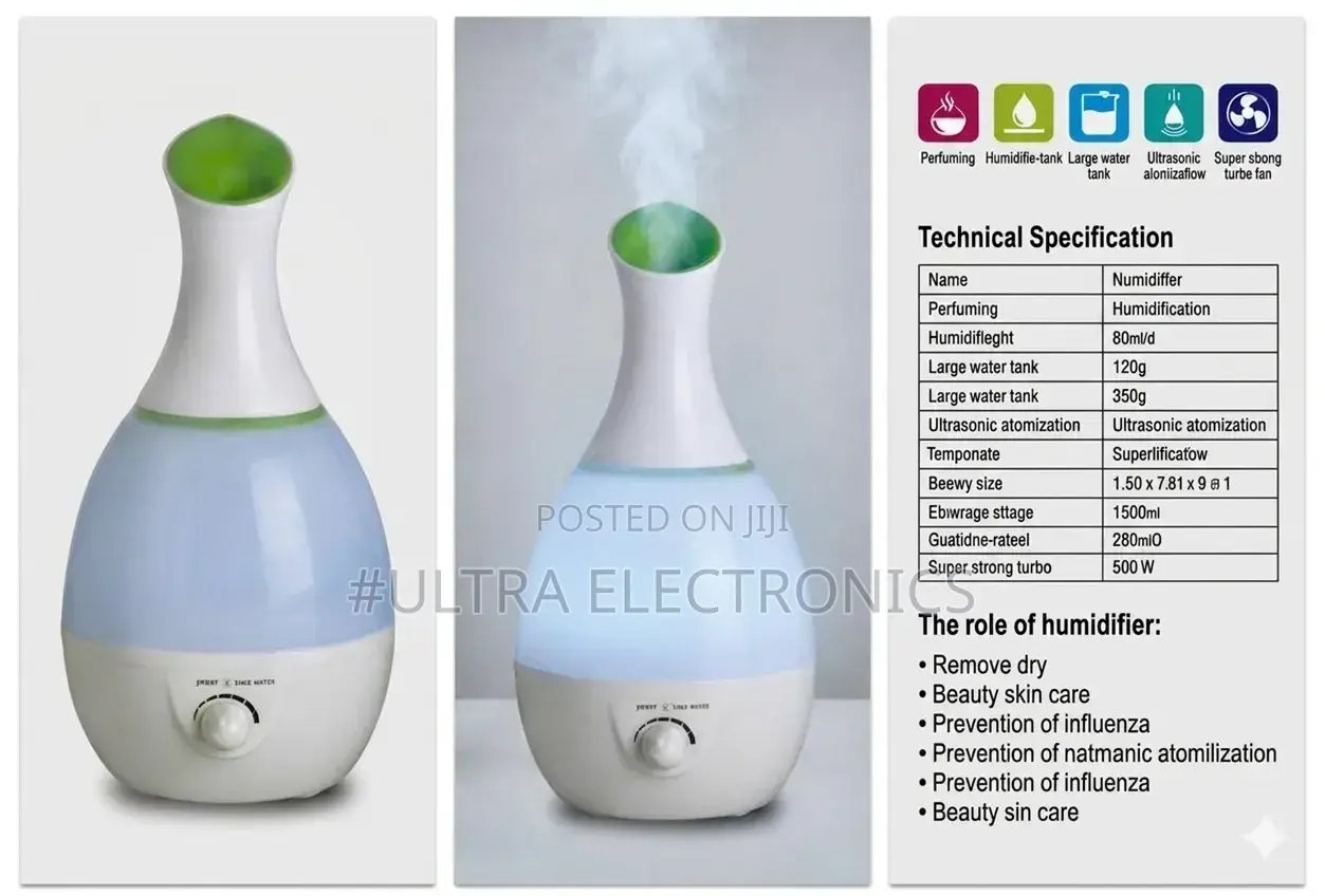 Humidifie Ultrasonic Air Humidifier – Home & Office
