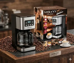 Sokany 12-Cup Digital Coffee Maker – Cm-121e ☕
በቤትዎ ወይም በቢሮዎ ጣፋጭ ቡናን