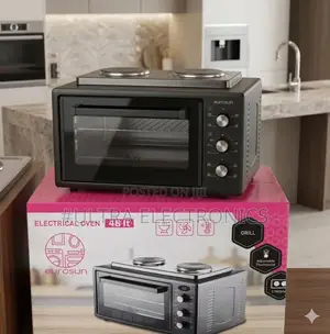 Eurosun 48l Electric Countertop Oven – Black