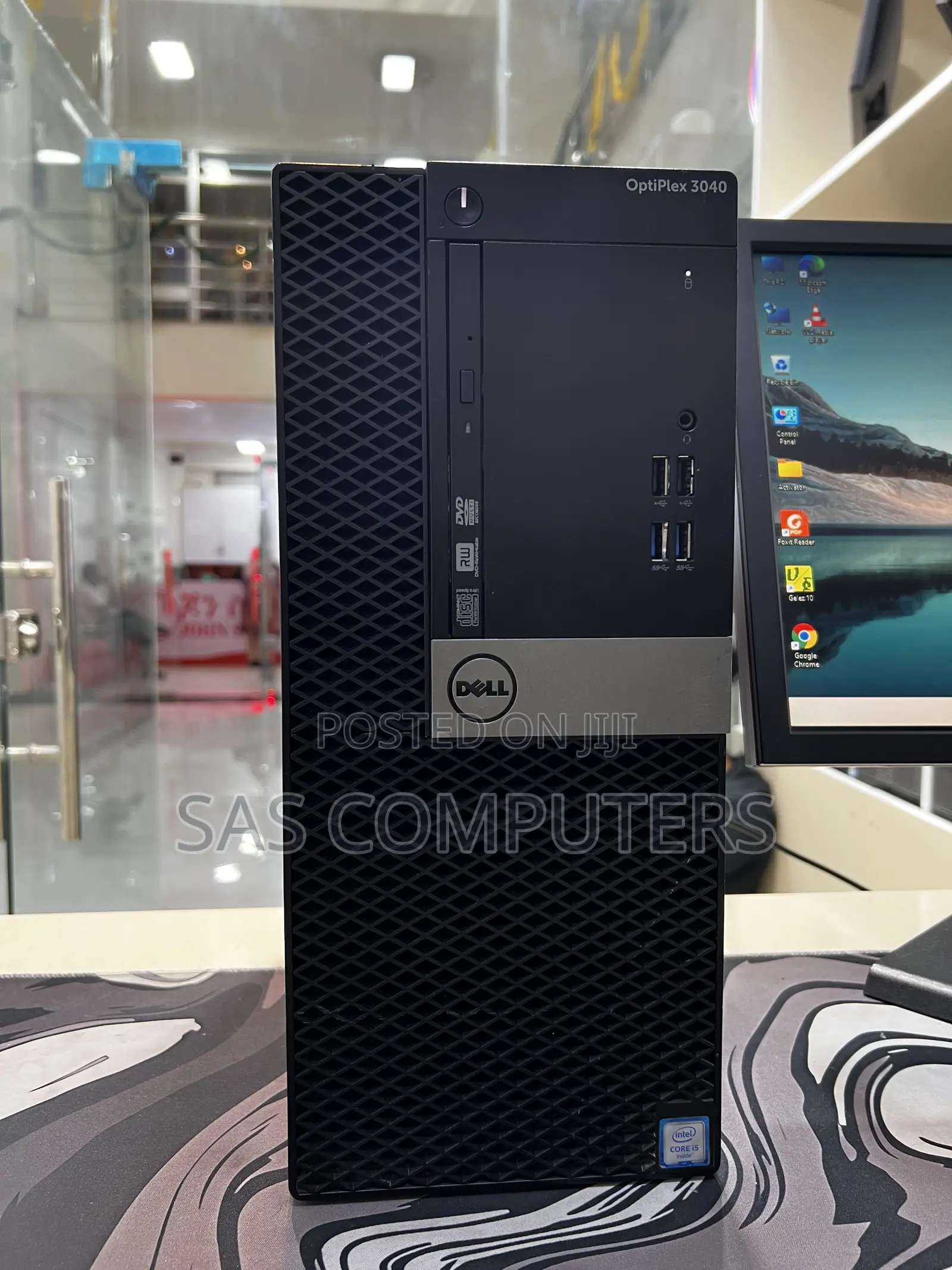 New Desktop Computer Dell Optiplex 3040 4GB Intel Core i5 HDD 500GB