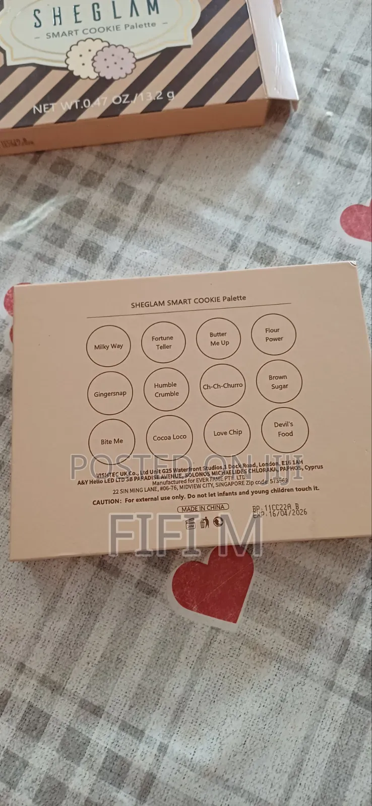 SheSHEGLAM Smart Cookie Eyeshadow Palette ✨
Brand New & Unused