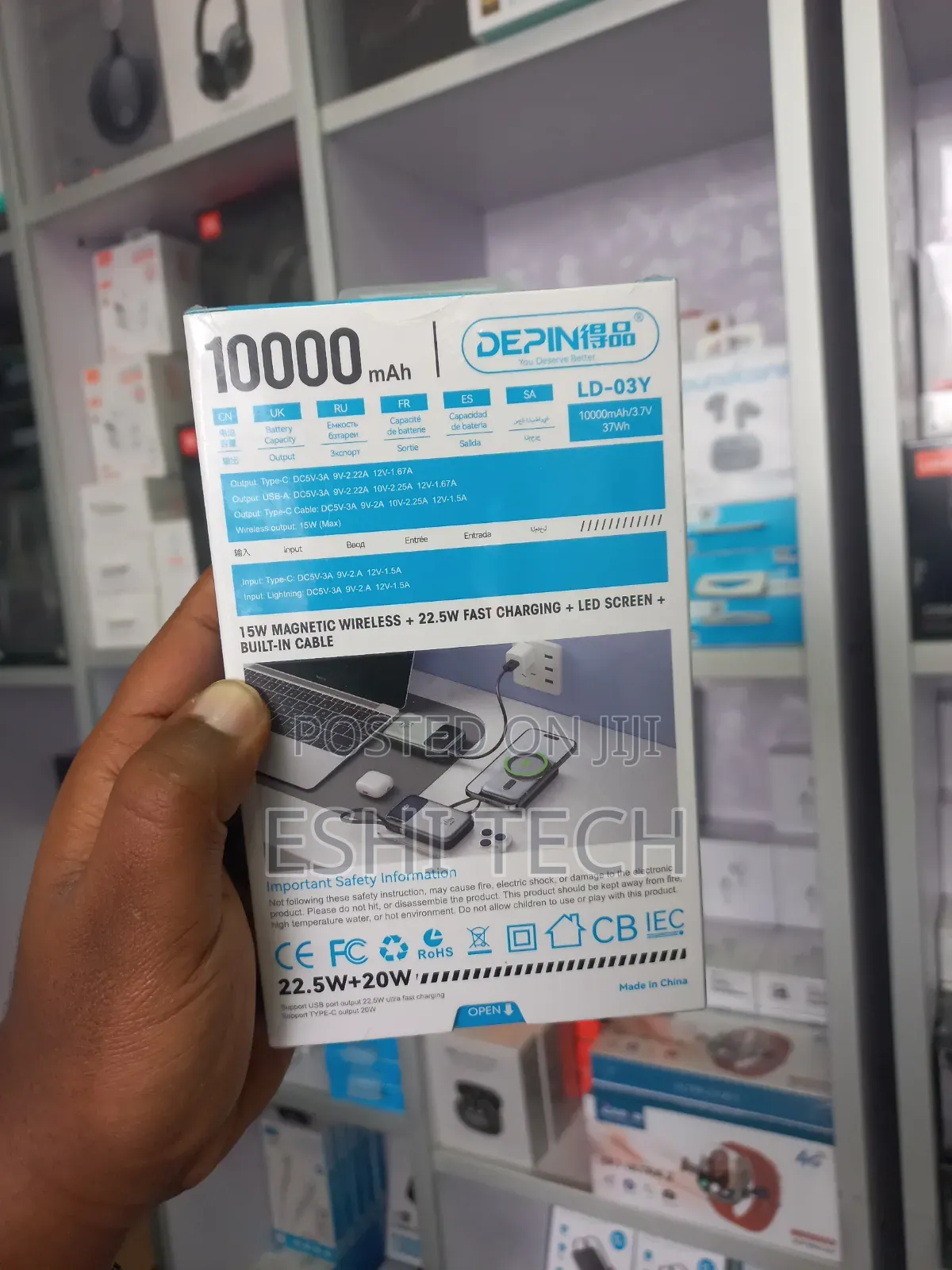 DEPIN 22.5 Superfast Powerbank 10,000mah