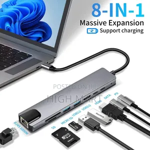 8 in 1 USB HUB Adapter
