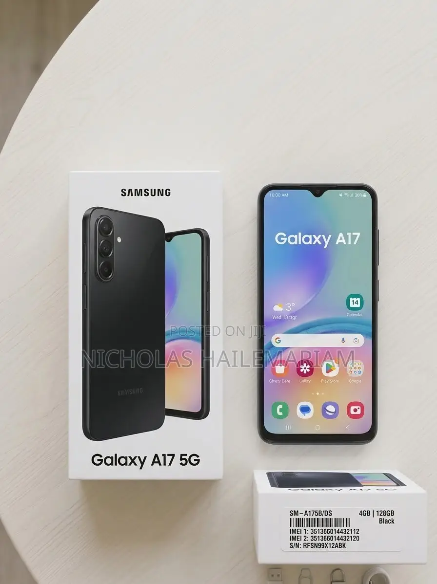 New Samsung Galaxy A17 5G 128 GB Black