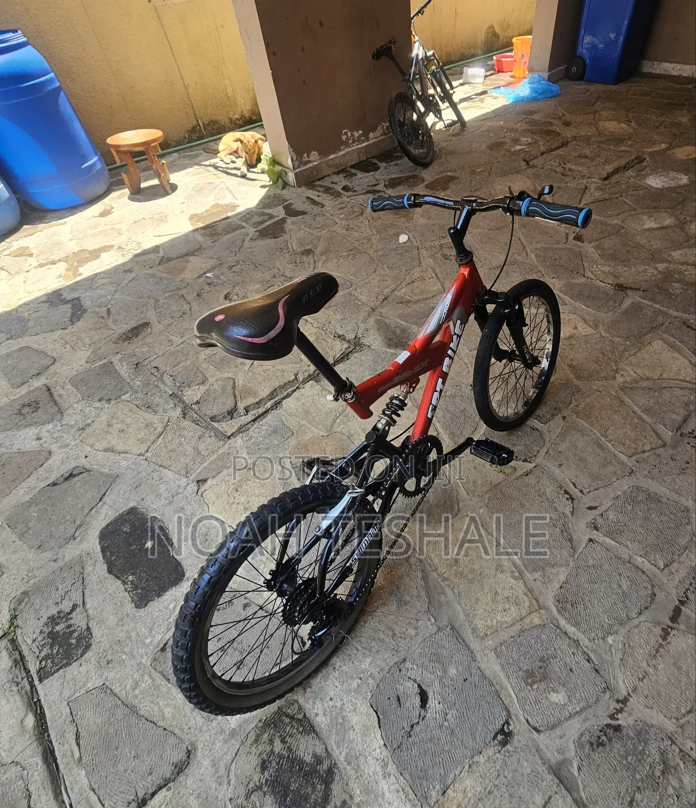 Red TPT Full Suspension Mountain Bike – Shimano Gears