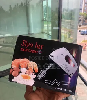 Electric Hand Mixer for Eggs, Cream, Batters - Compact & Powerful