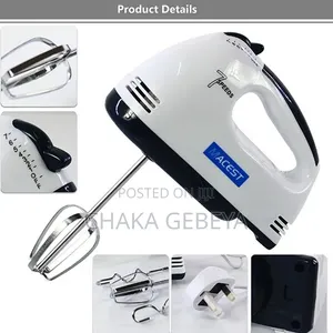 Electric Hand Mixer for Eggs, Cream, Batters - Compact & Powerful