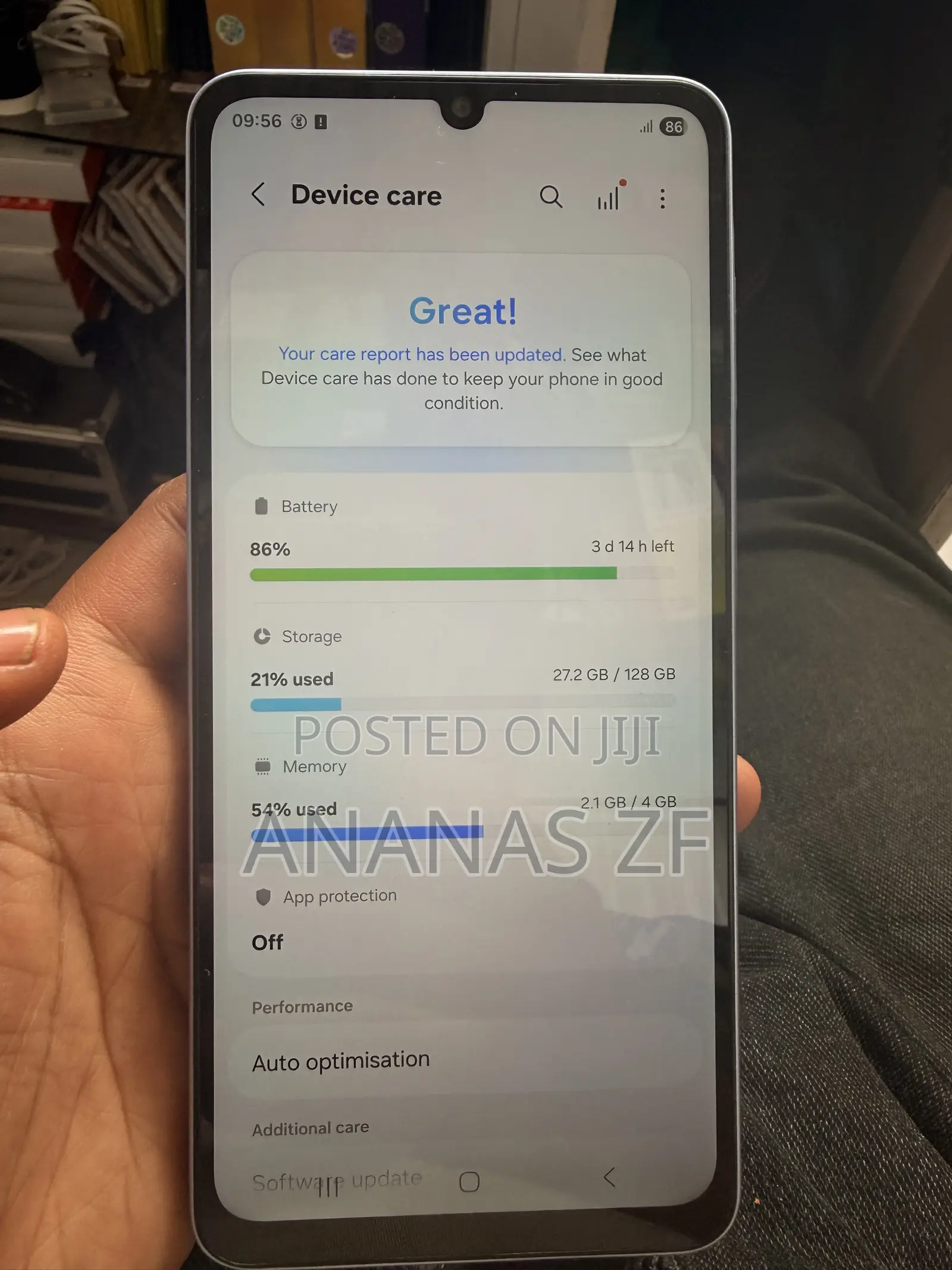 New Samsung Galaxy A07 4G 128 GB Blue