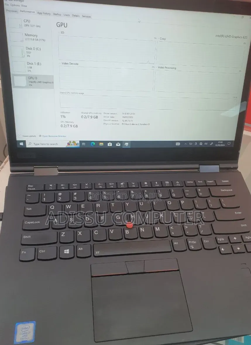 New Laptop Lenovo ThinkPad X1 Yoga 16GB Intel Core i7 SSD 512GB