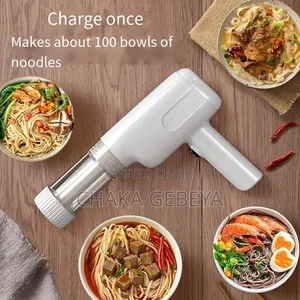 Electric Pasta & Noodle Maker - 5 Shapes, Rechargeable, Fresh Pasta