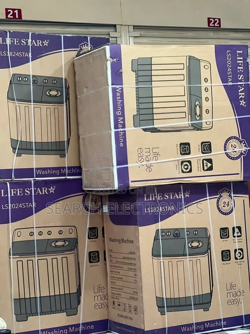 Life Star 14,kg Semi Automatic Washing Machines