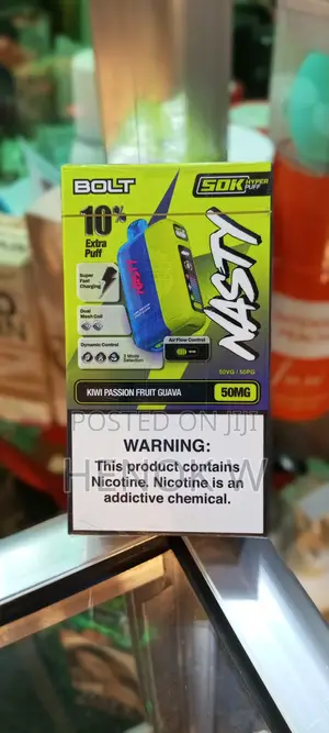 Nasty Bolt 50k Hyper Puff — ልዩ ጣዕም ከዘመናዊ ቴክኖሎጂ ጋር!