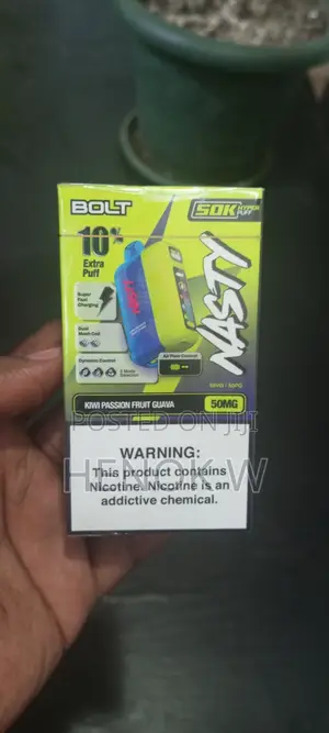 Nasty Bolt 50k Hyper Puff — ልዩ ጣዕም ከዘመናዊ ቴክኖሎጂ ጋር!