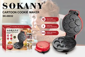 Sokany Waffle Maker  Mini Cake Crepe Maker Cartoon Cookie Maker