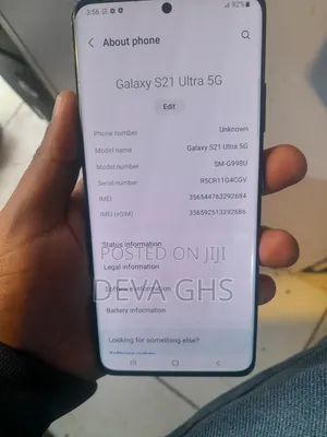 Samsung Galaxy S21 Ultra 5G 128 GB Black