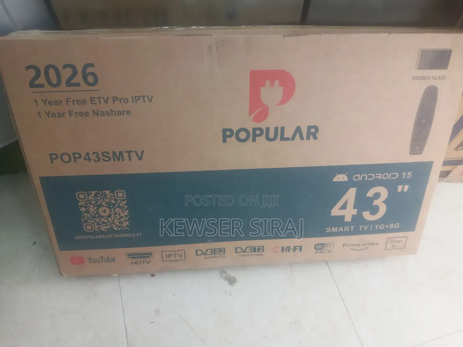 Popular TV 43 Inche 4k Smart Android TV