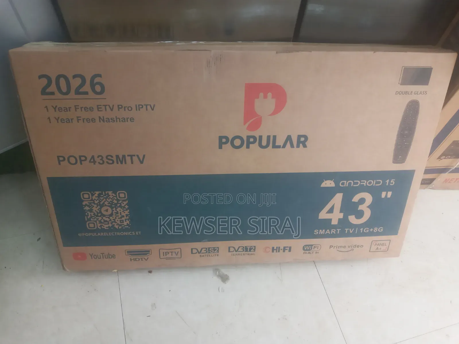 Popular TV 43 Inche 4k Smart Android TV