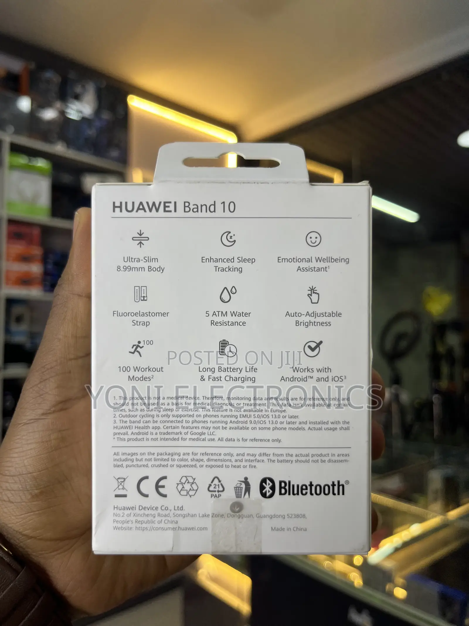 HUAWEI Band 10 Fitness Tracker & Smart Band –Ultra-Thin AMOLED Display