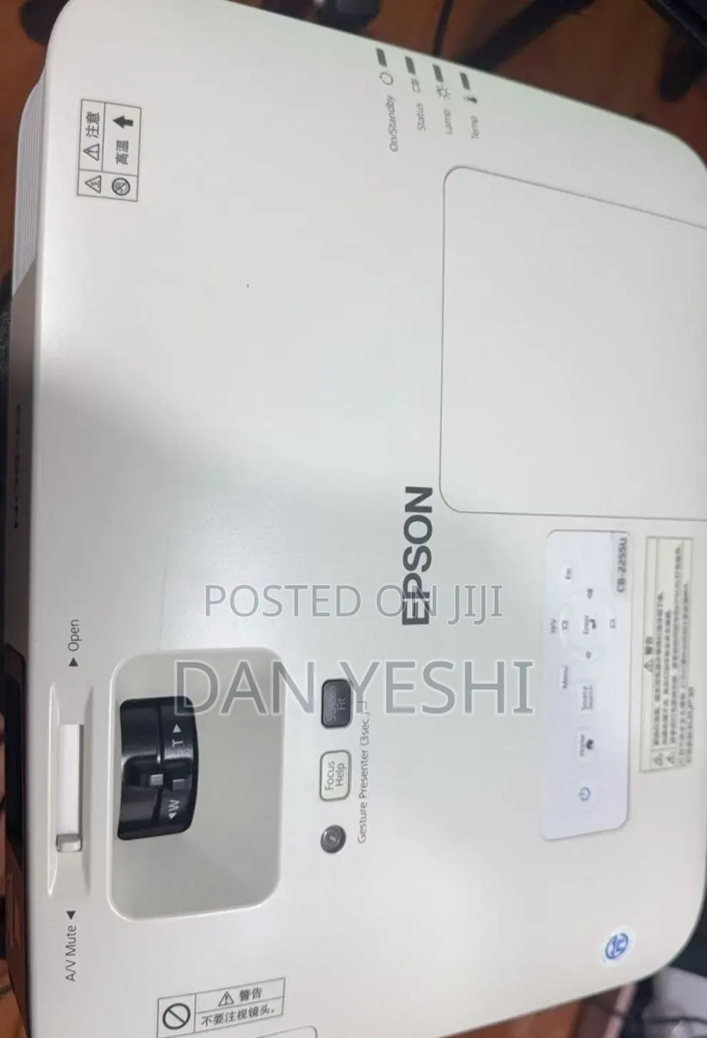 New  EPSON Projector
Model Name:  CB -2255u
Hard
