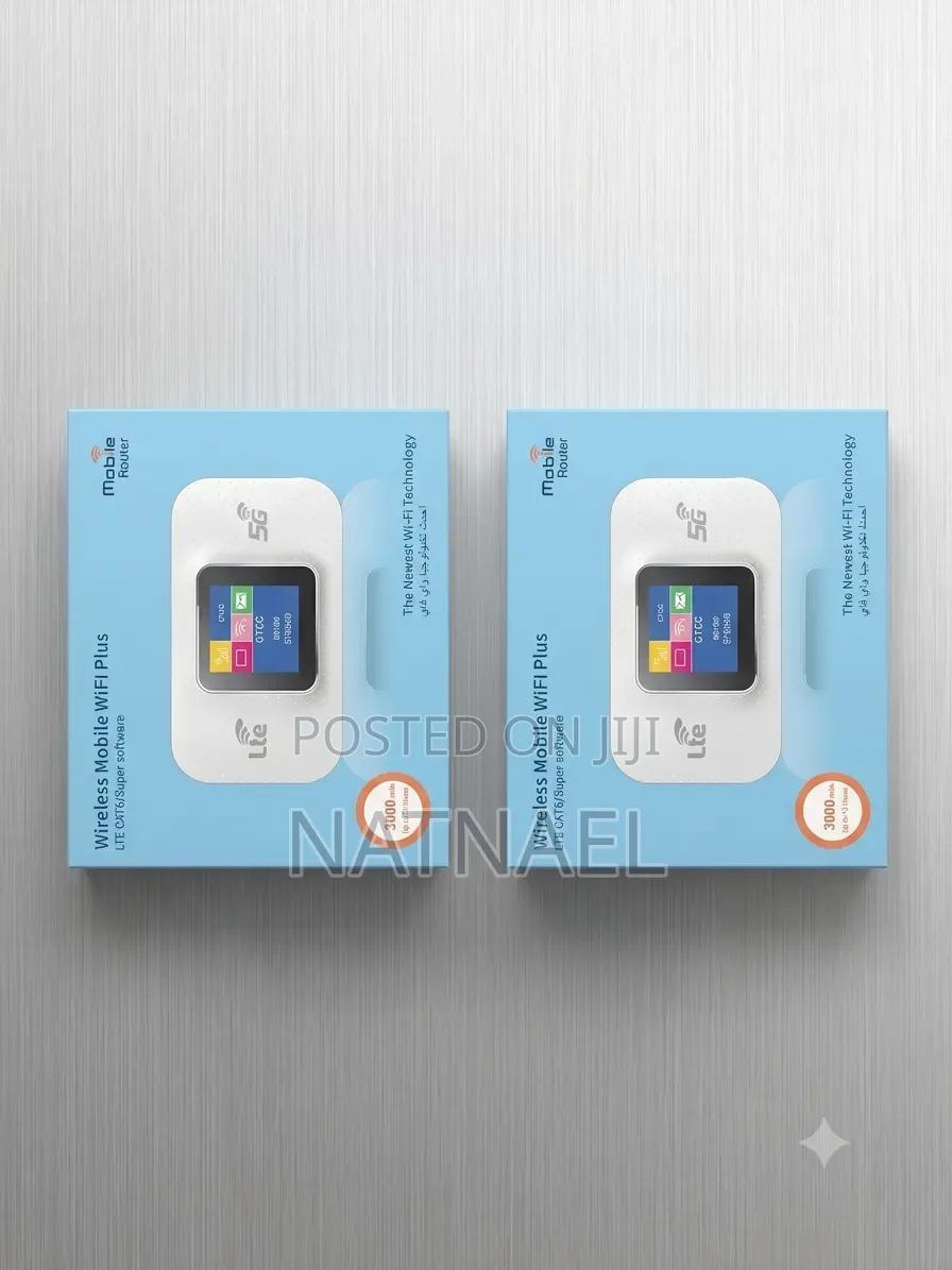 Wireless Mobile WiFi Plus (LTE CAT6) - ባለ 3000 mAh ባትሪ  Router
