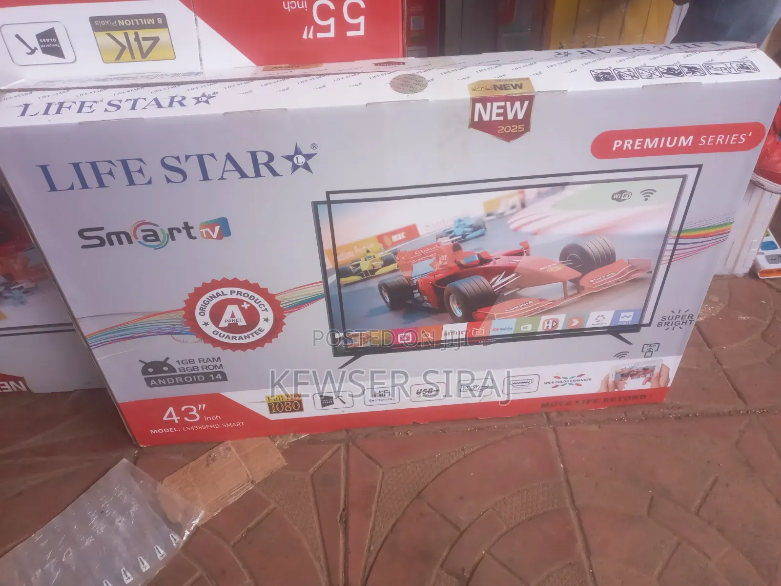 Life Star TV 43inche 4k Smart Android TV