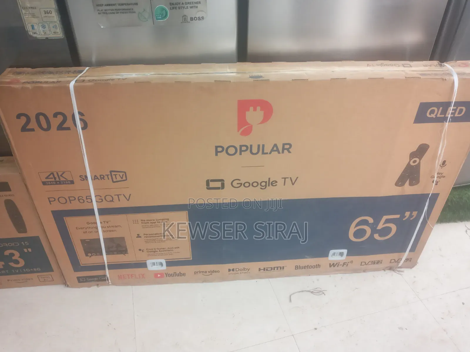 Popular TV 65inche Qled 4k Smart Android
