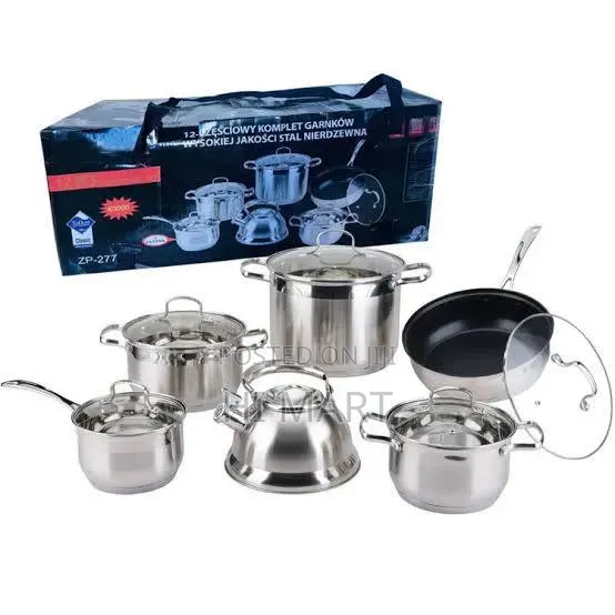Zepter 12 PCS Stainless Steel Cookware Set