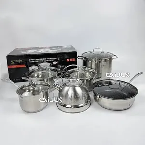 Zepter 12 PCS Stainless Steel Cookware Set