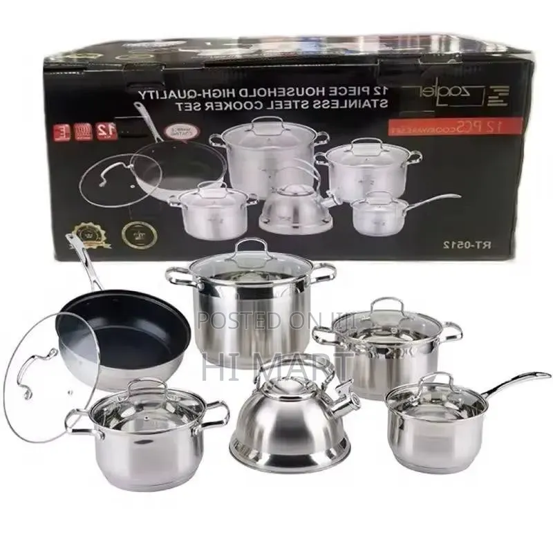 Zepter 12 PCS Stainless Steel Cookware Set