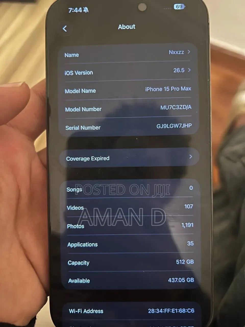 New Apple iPhone 15 Pro Max 512 GB Black