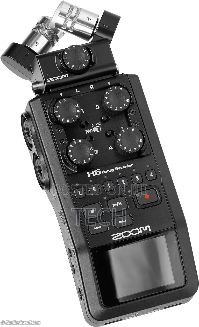 Zoom H6 Is a Six-Channel Portable Recorder