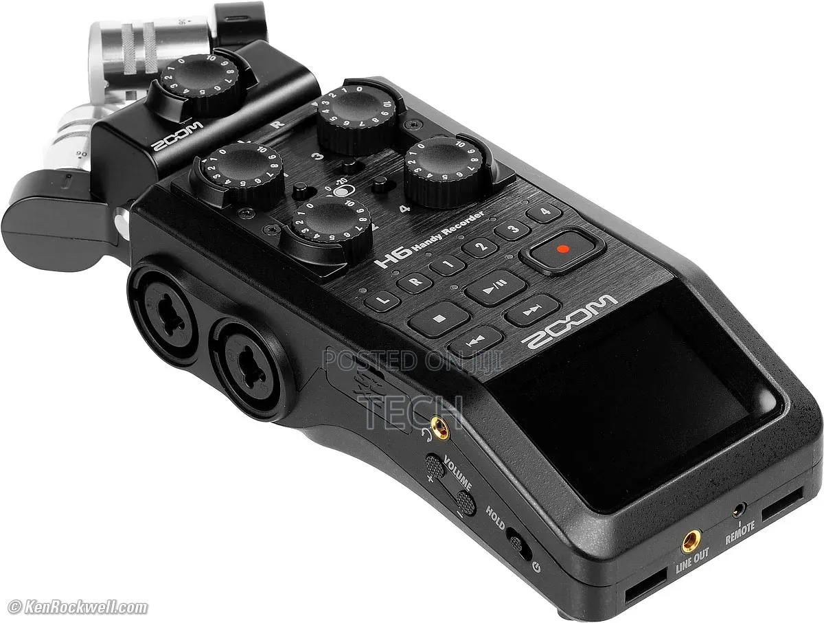 Zoom H6 Is a Six-Channel Portable Recorder