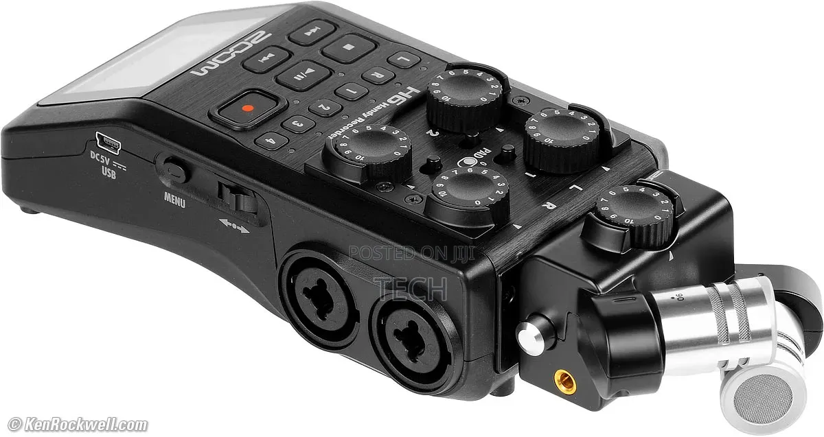 Zoom H6 Is a Six-Channel Portable Recorder