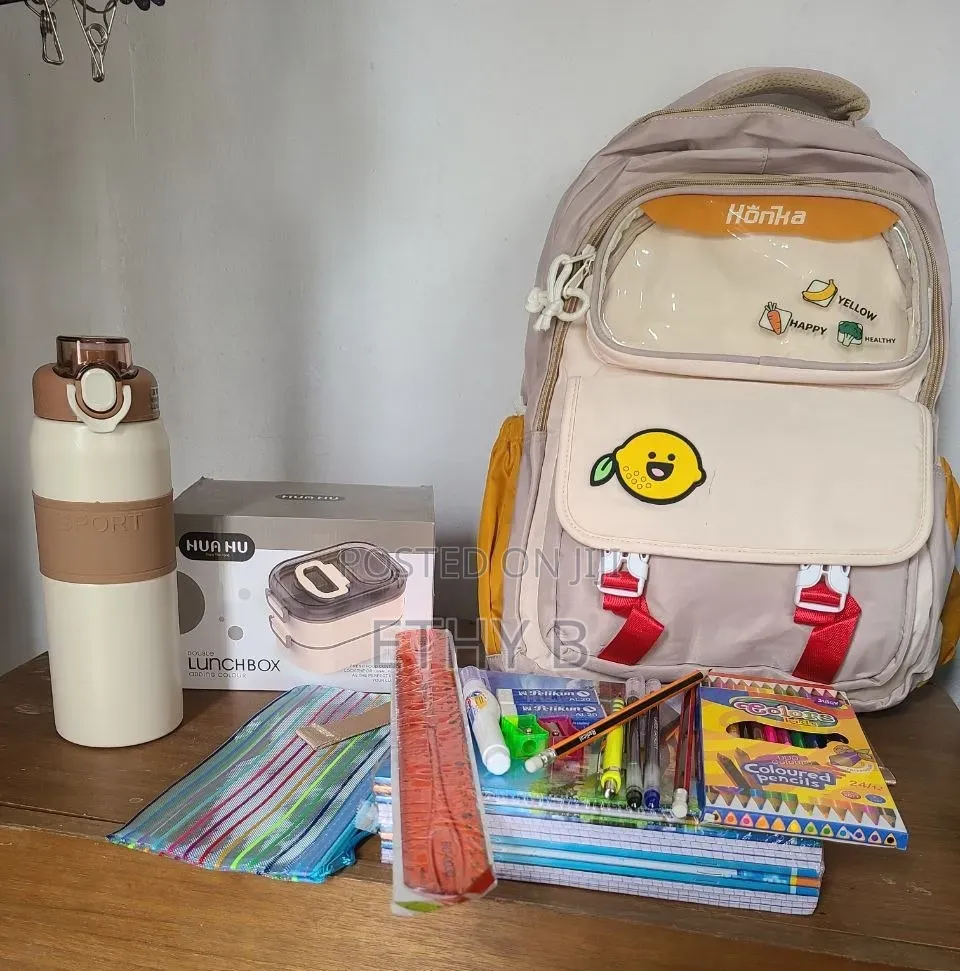 Back to School Package: Backup, Lunch Box, Waterbottle and More