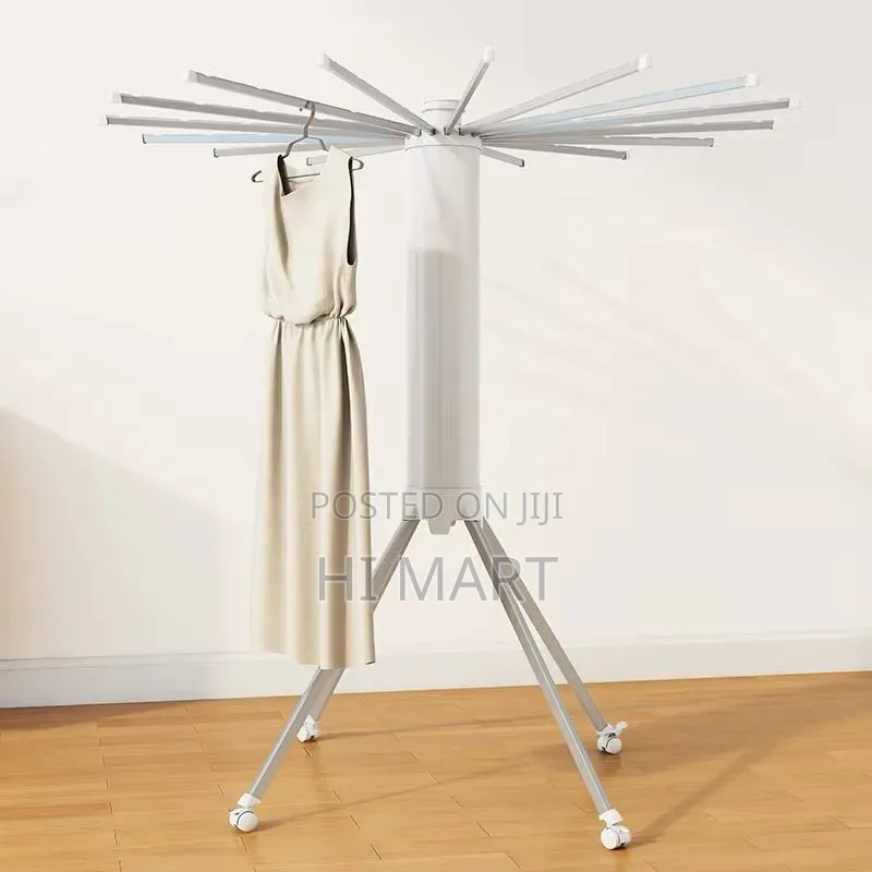 360° Rotating Foldable Clothes Drying Rack