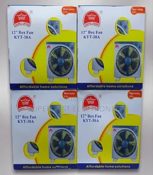 Changli Crown 12" Box Fan – Powerful Electric Cooling Fan