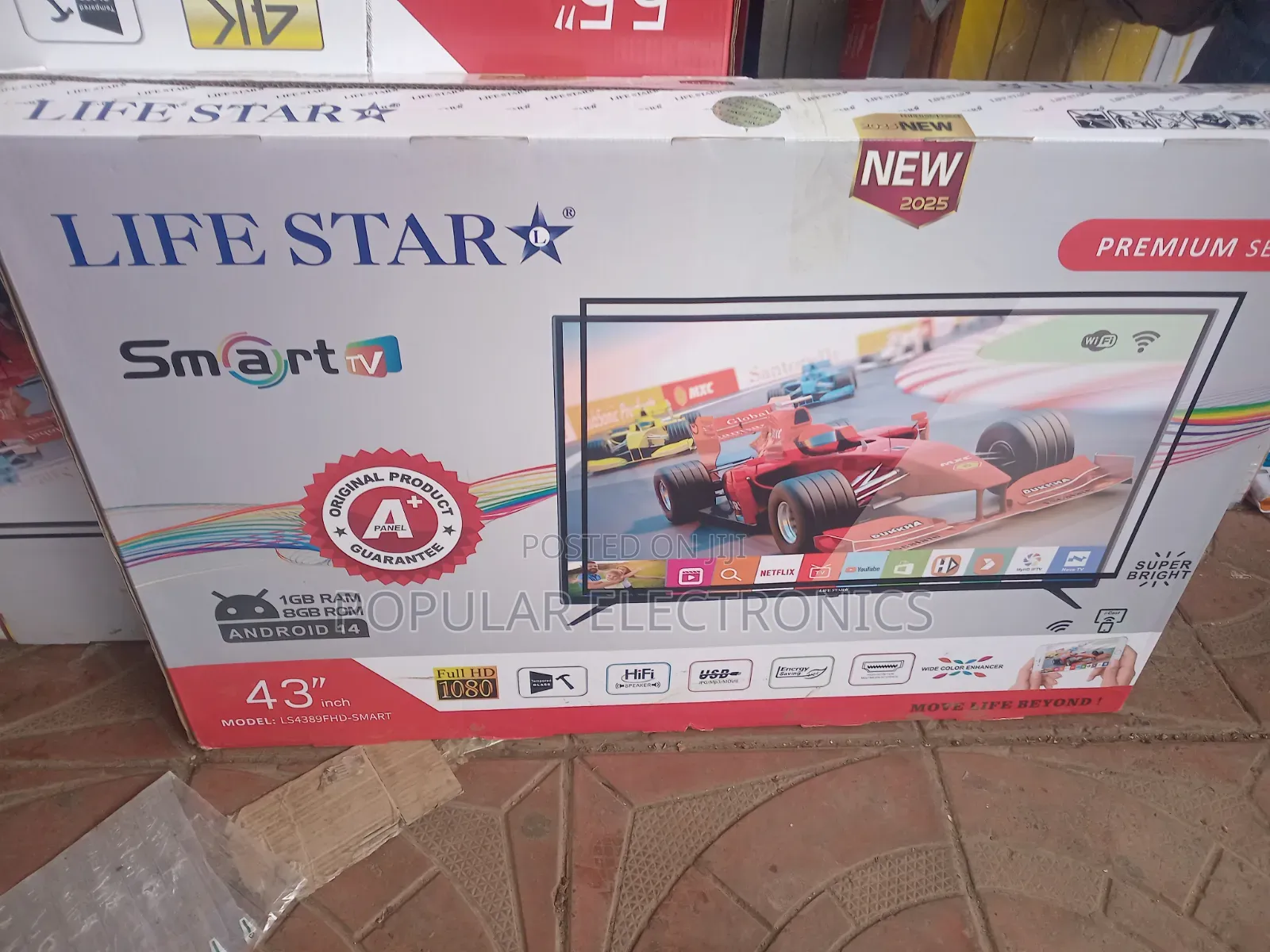 Life Star TV 43inch 4k Smart Android
