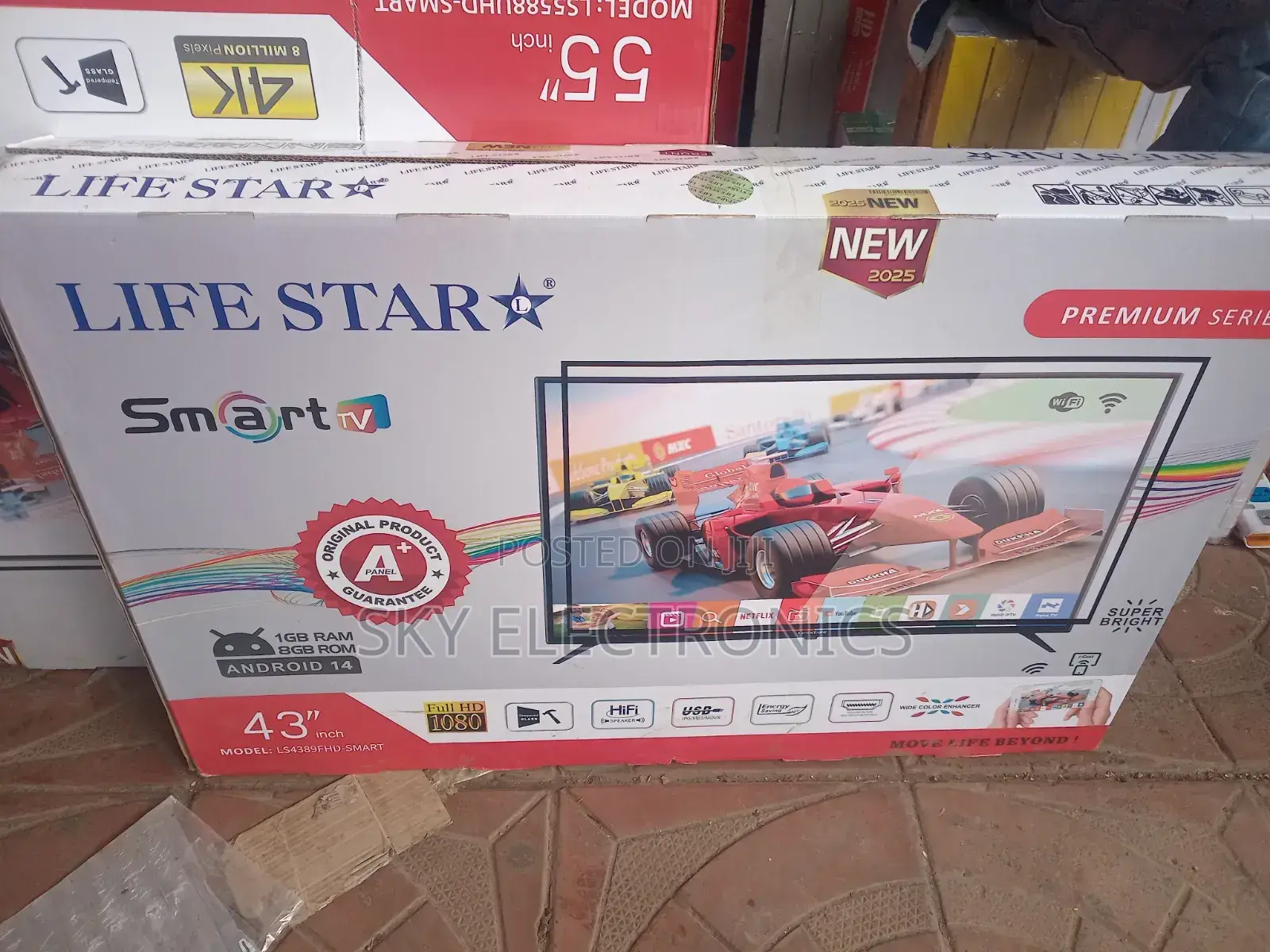Life Star TV 43inch 4k Smart Android