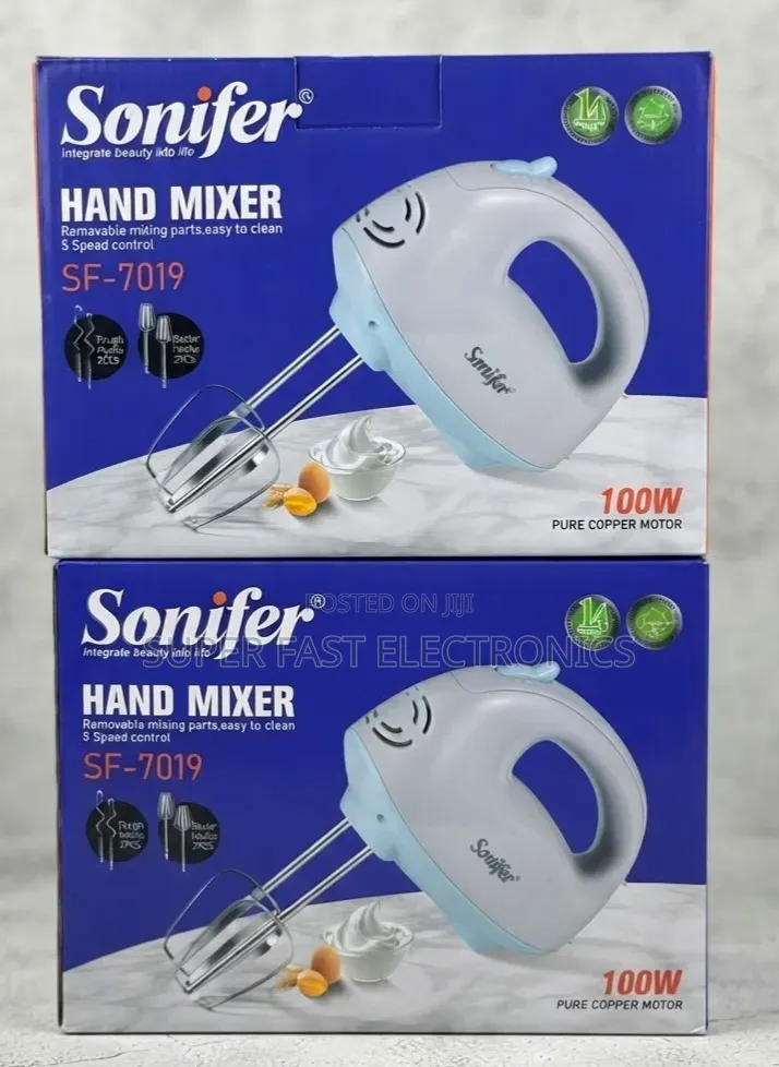 Sonifer Hand Mixer a Powerful 100W Pure Copper Motor and 5-Speed