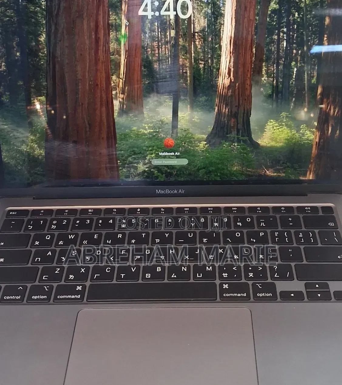 New Laptop Apple MacBook Air 2020 M1 8GB Apple M1 SSD 256GB